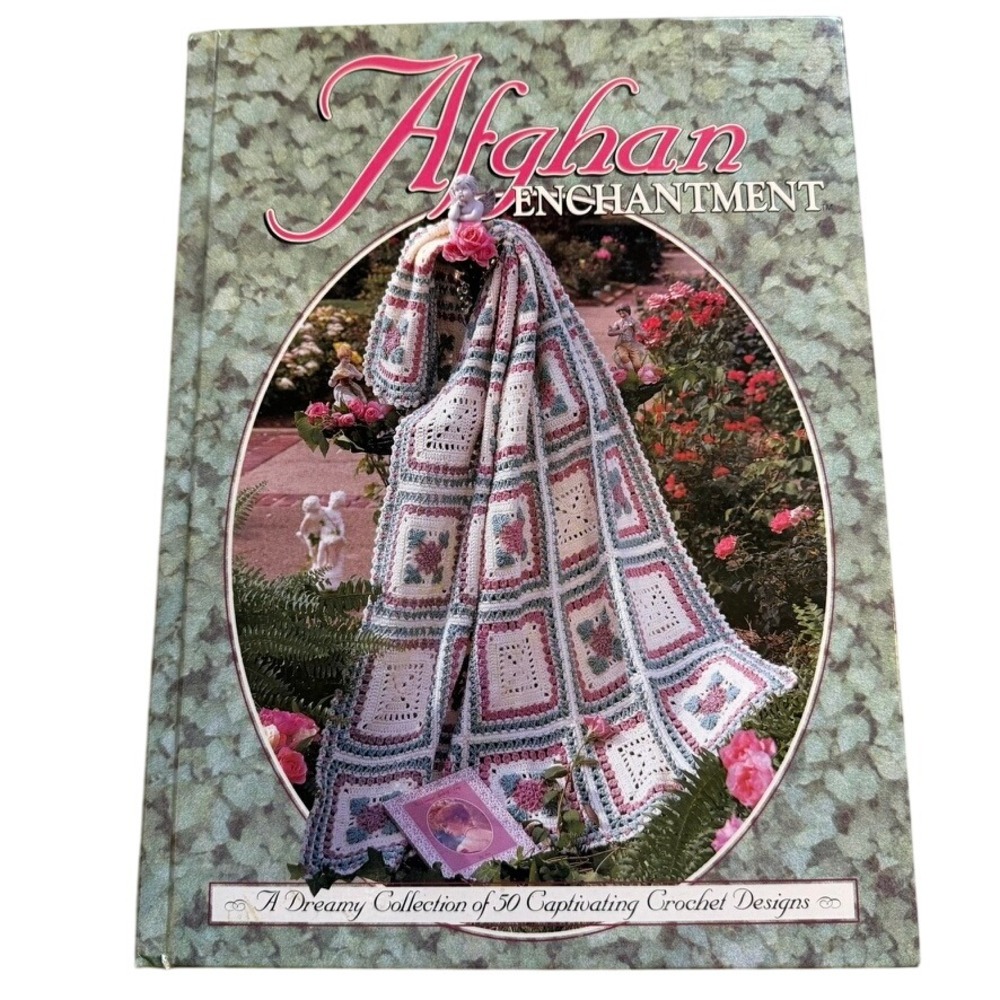 The Needlecraft Shop Afghan Enchantment Book 50 Designs Vintage 1995